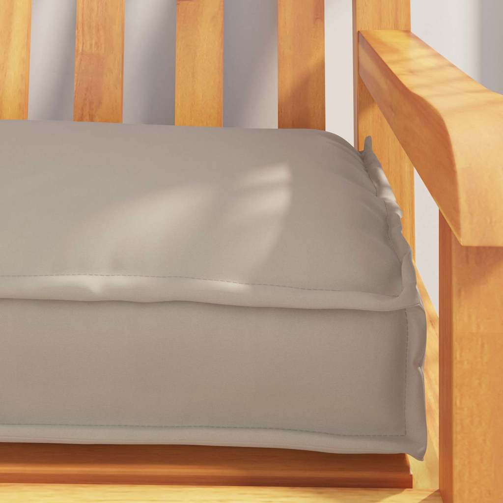 Ensemble de coussins de palette 2 pièces Taupe 180 x 40 x 8 cm 100% Polyester
