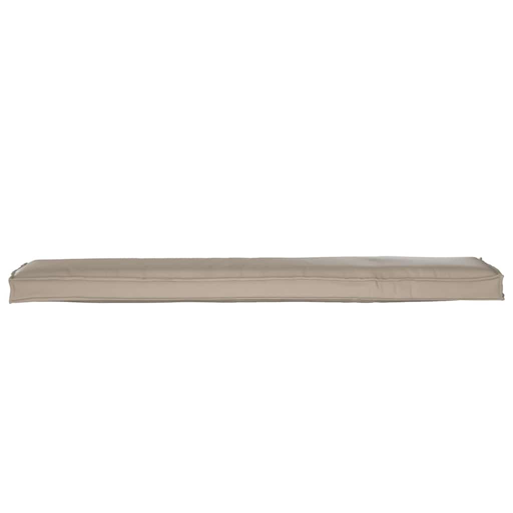 Ensemble de coussins de palette 2 pièces Taupe 180 x 40 x 8 cm 100% Polyester