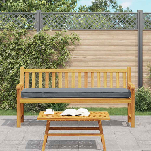 Lot de 2 coussins pour palettes anthracite 200 x 40 x 8 cm tissu Oxford