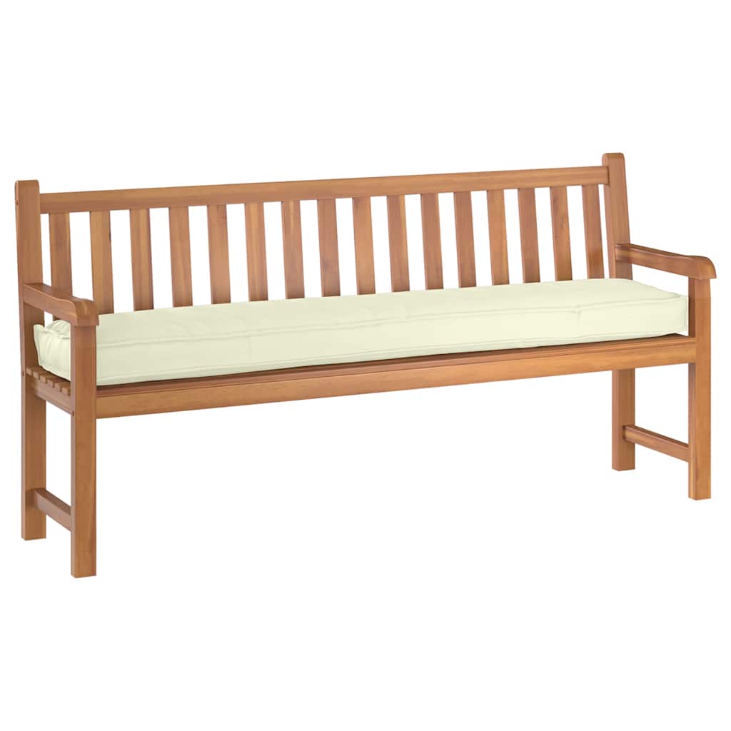 Pallet Cushion Set 2 pcs Cream 200 x 40 x 8 cm Oxford Fabric