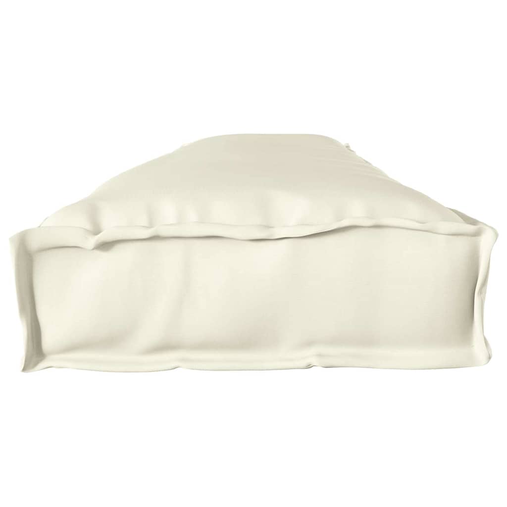 Pallet Cushion Set 2 pcs Cream 200 x 40 x 8 cm Oxford Fabric