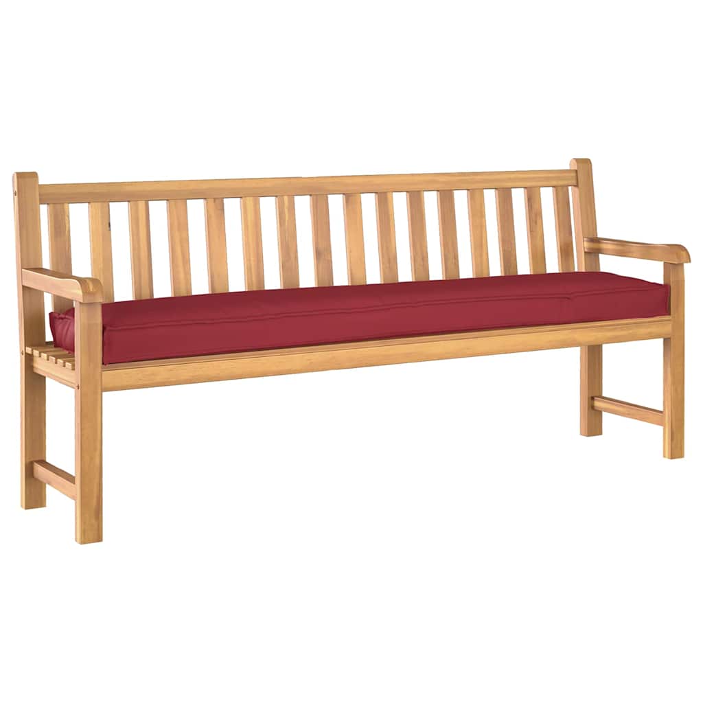 Set de coussins pour palettes 2 pièces Rouge vin 200 x 40 x 8 cm Tissu Oxford