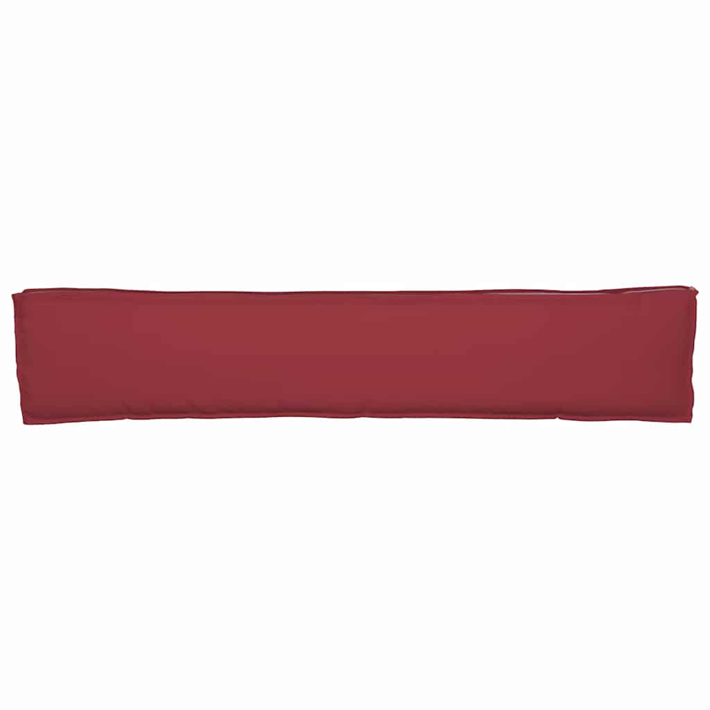 Set de coussins pour palettes 2 pièces Rouge vin 200 x 40 x 8 cm Tissu Oxford