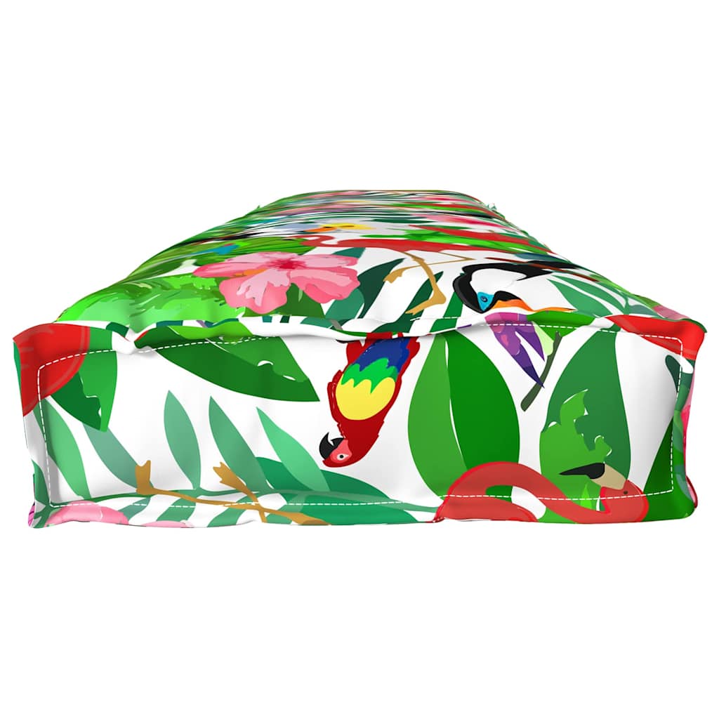 Pallet Cushion Set 2 pcs Tropical Jungle 200 x 40 x 8 cm