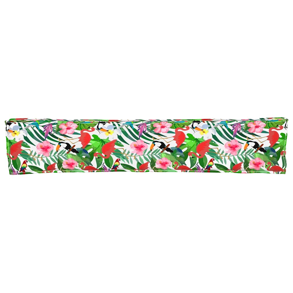Pallet Cushion Set 2 pcs Tropical Jungle 200 x 40 x 8 cm