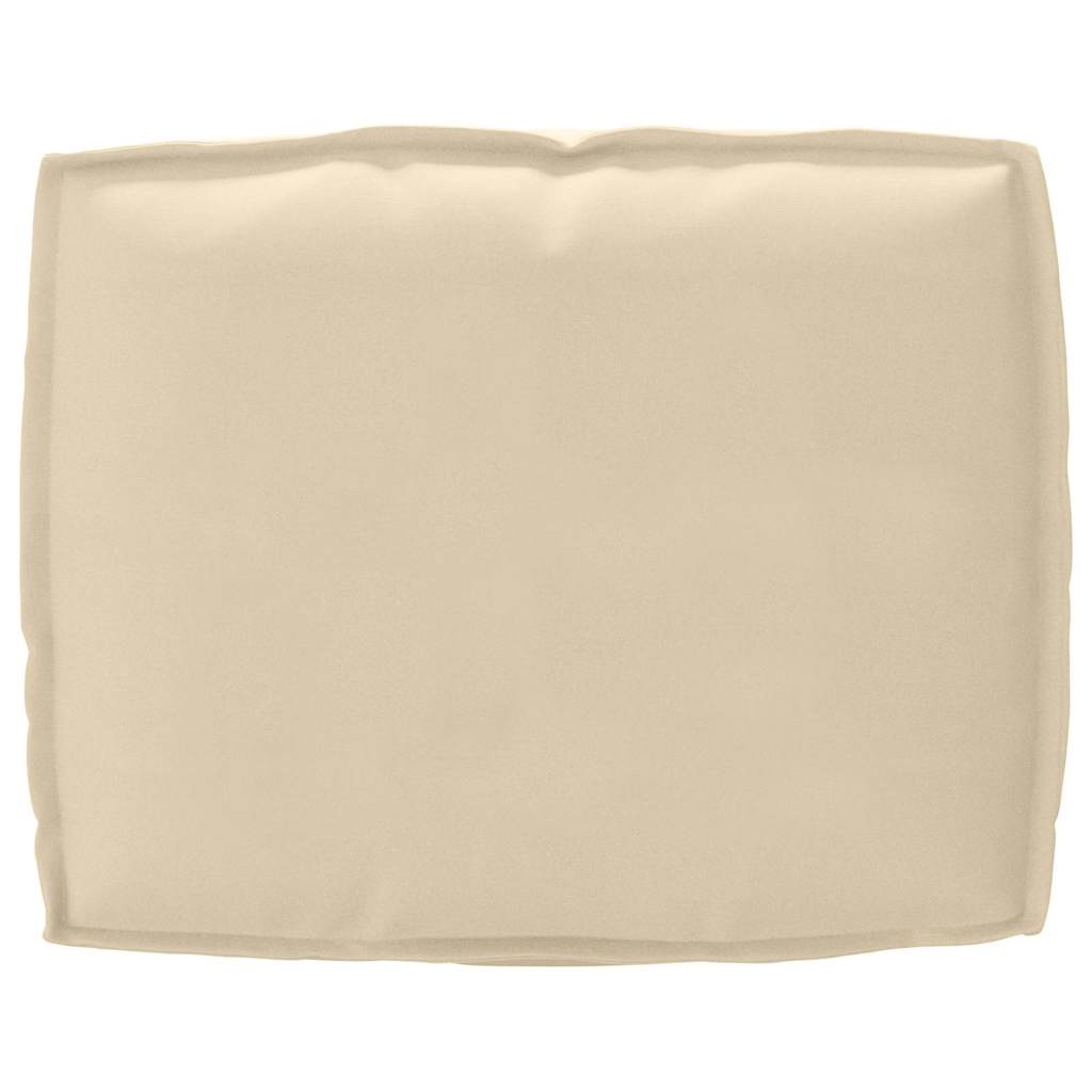 Lot de 2 coussins de palette Beige Tissu Oxford