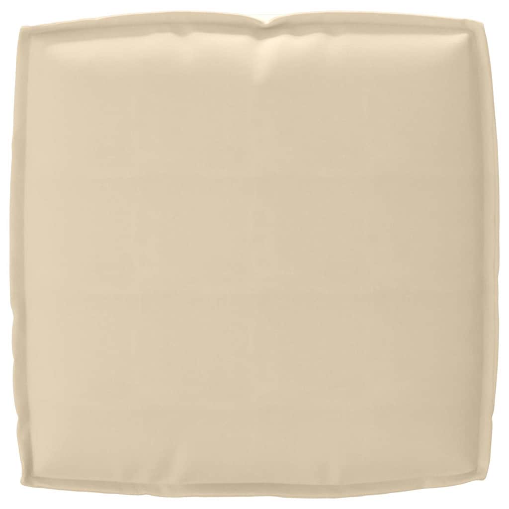Lot de 2 coussins de palette Beige Tissu Oxford