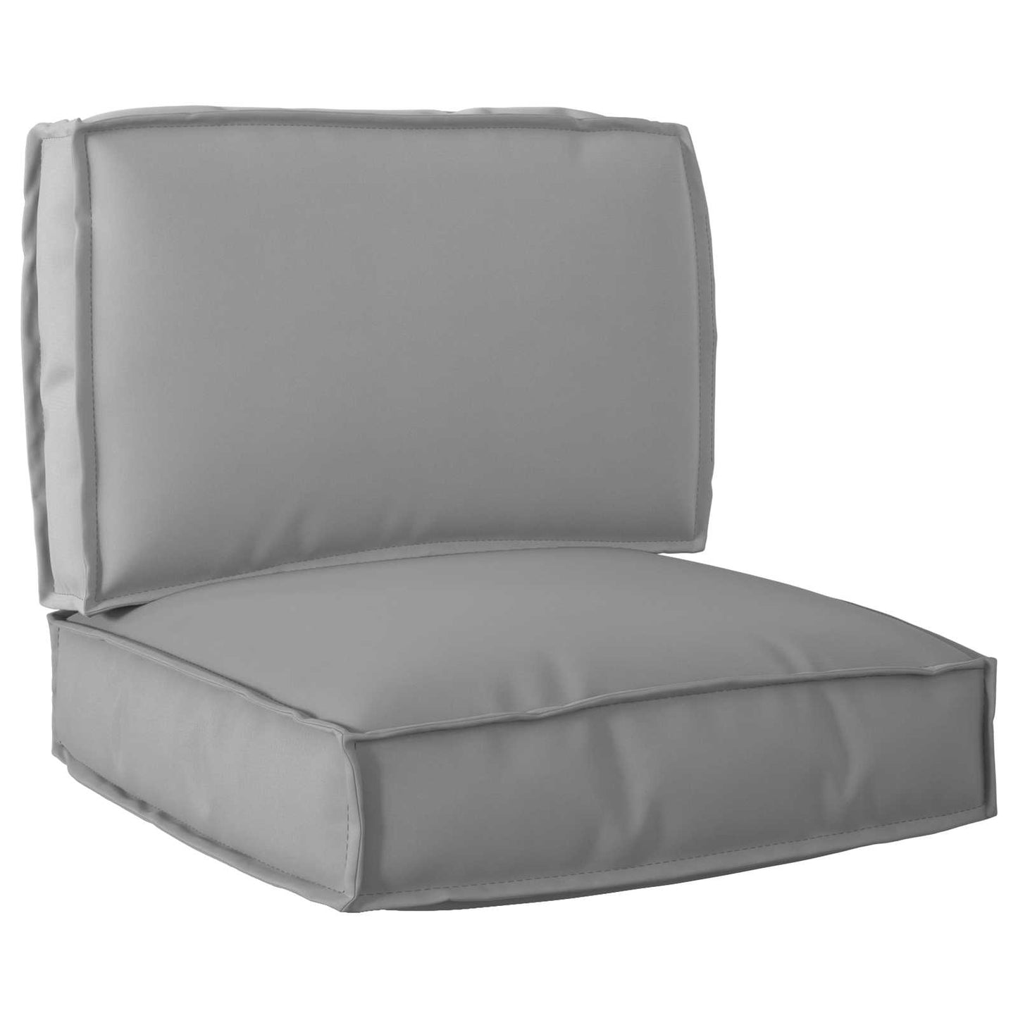 Lot de 2 coussins de palette Gris Tissu Oxford