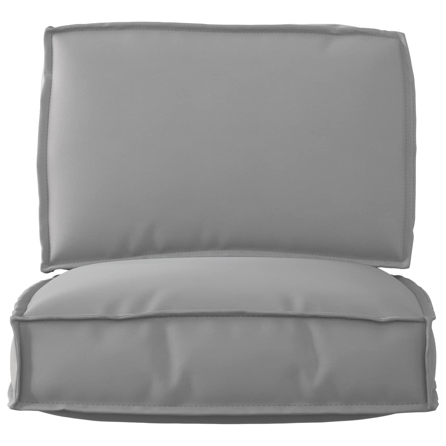 Lot de 2 coussins de palette Gris Tissu Oxford