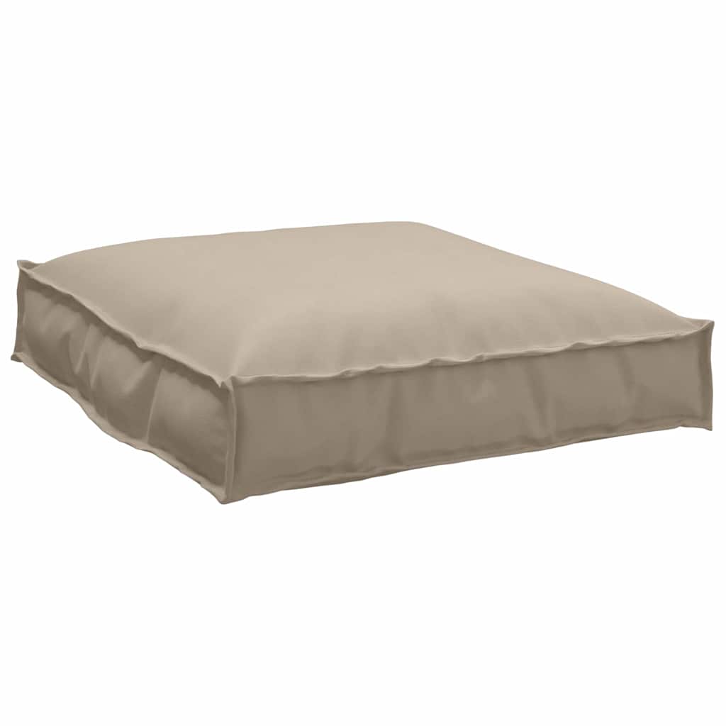 Pallet Cushion Set 2 pcs Taupe 70 x 70 x 12 cm Oxford Fabric