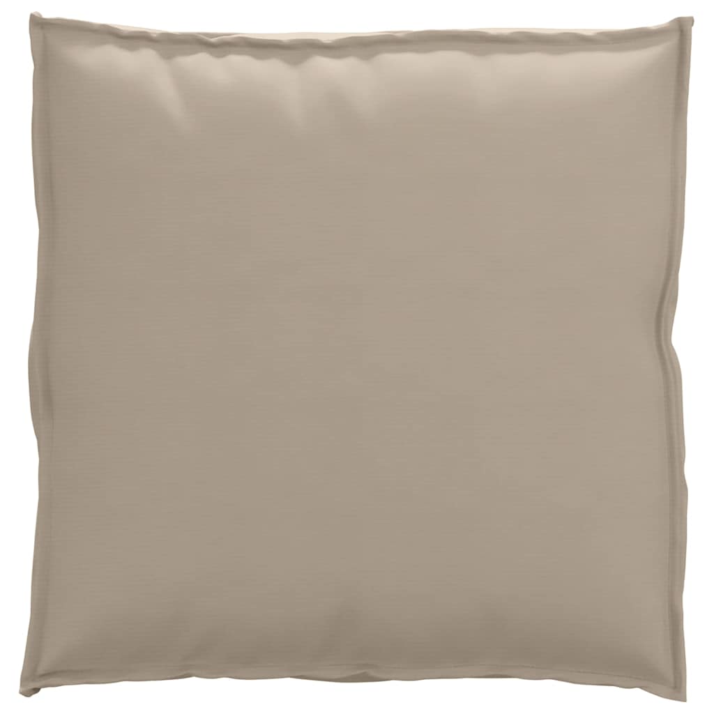 Pallet Cushion Set 2 pcs Taupe 70 x 70 x 12 cm Oxford Fabric