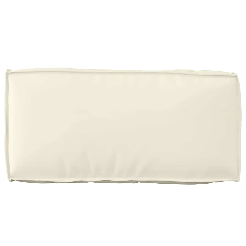 Pallet Cushion Set 2 pcs Cream 80 x 80 x 12 cm Oxford Fabric