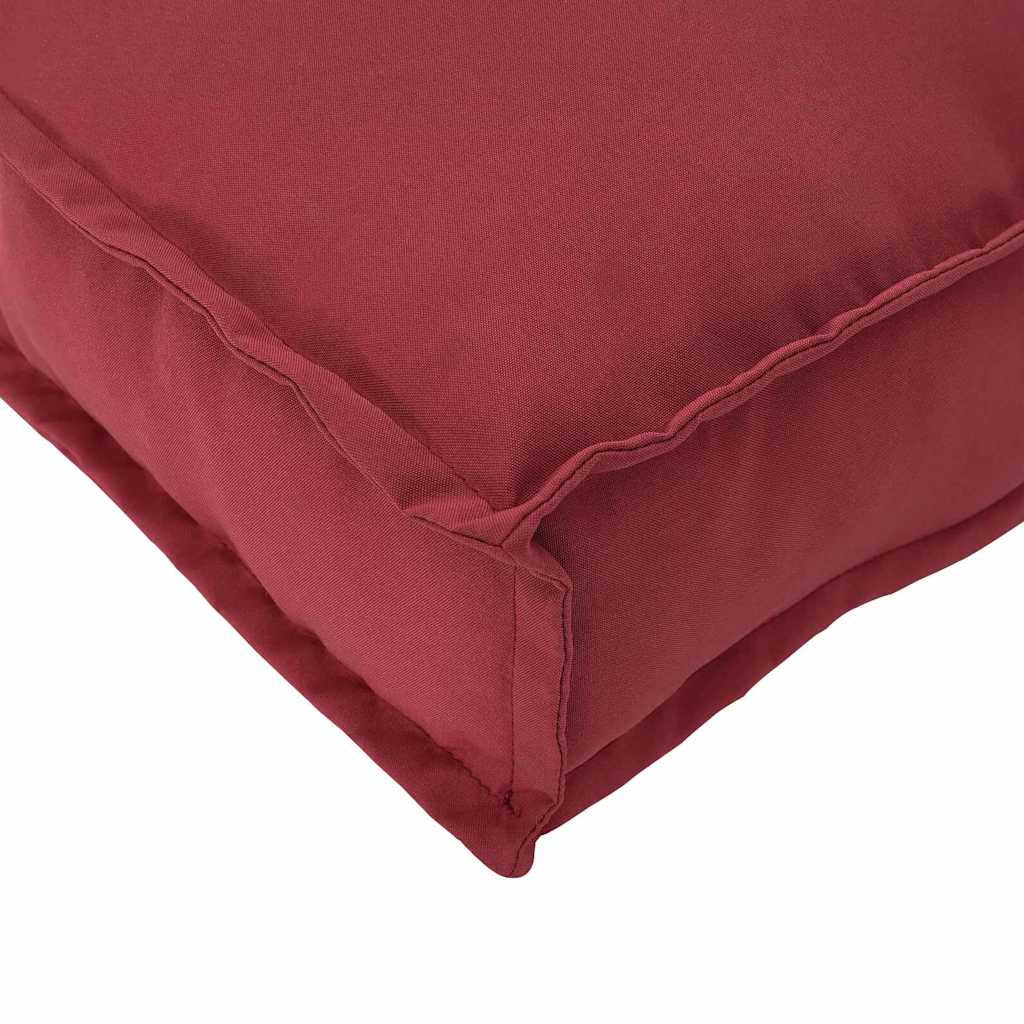Lot de 2 coussins de palette Beige 80 x 80 x 12 cm Tissu Oxford