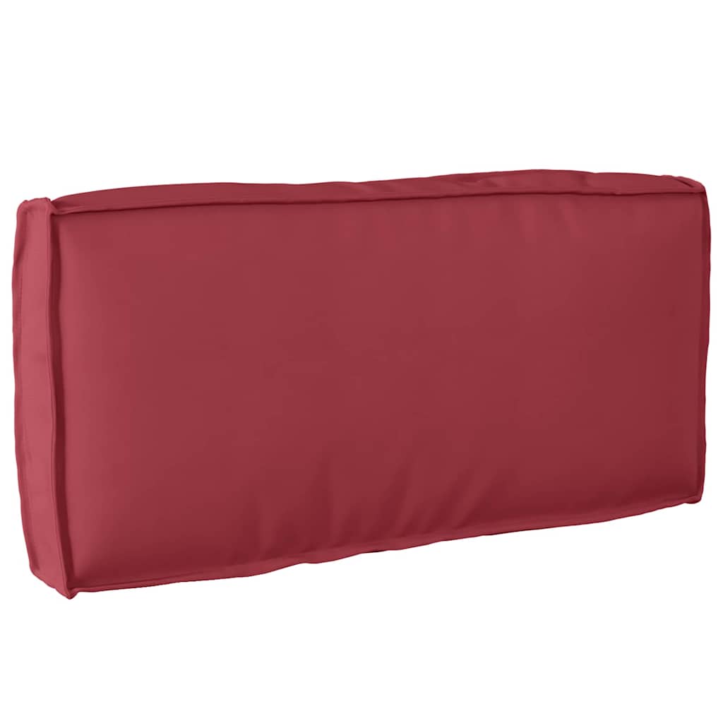 Lot de 2 coussins pour palette Noir 80 x 80 x 12 cm Tissu Oxford