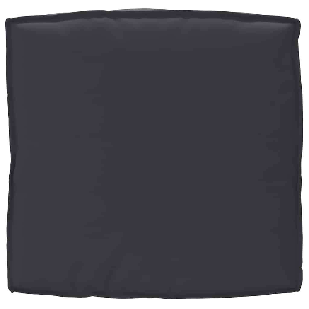 Lot de 2 coussins pour palette Noir 80 x 80 x 12 cm Tissu Oxford