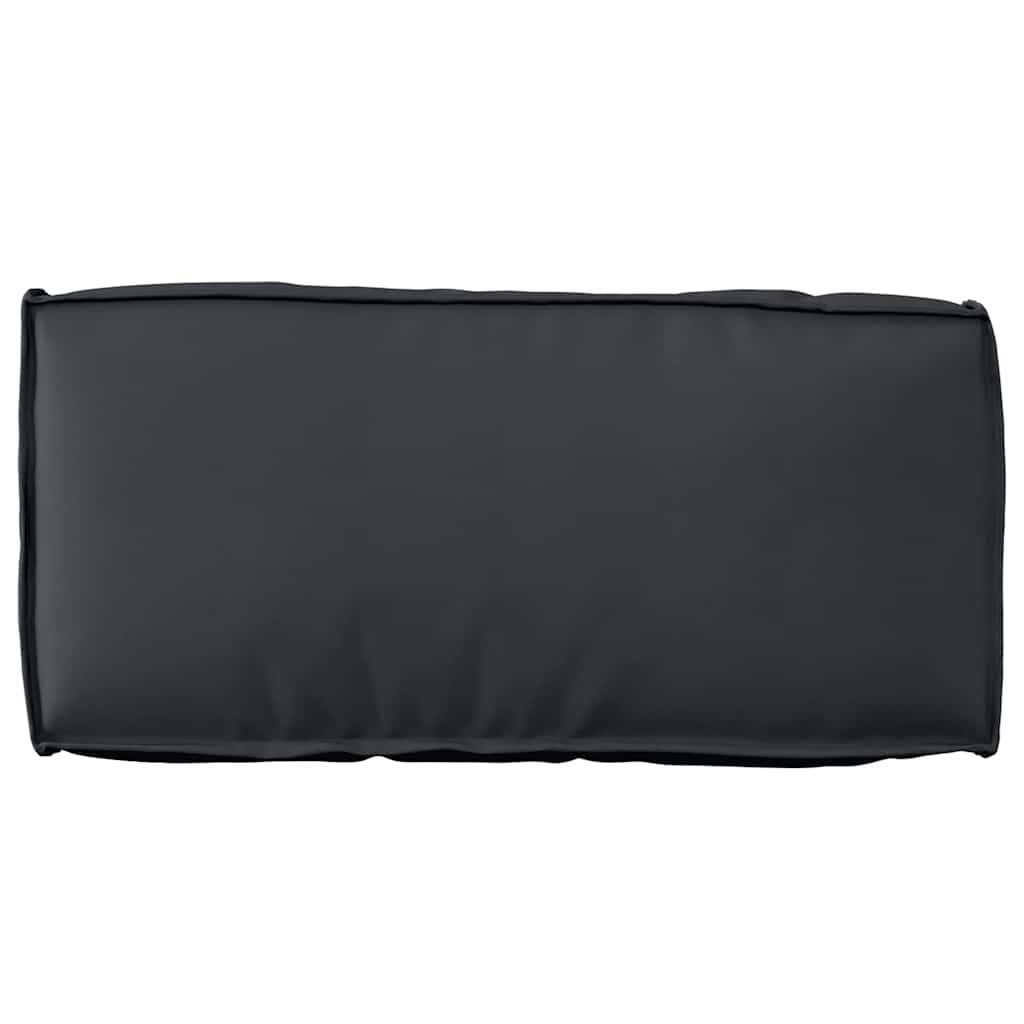 Lot de 2 coussins pour palette Noir 80 x 80 x 12 cm Tissu Oxford