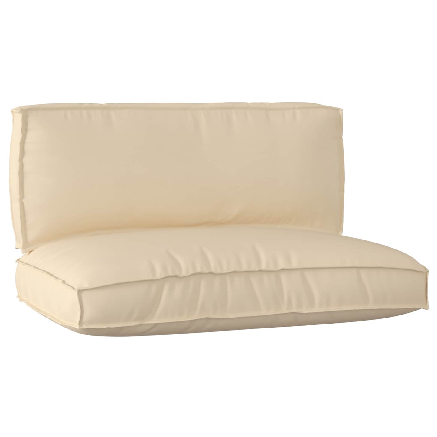 Lot de 2 coussins de palette Beige Tissu Oxford