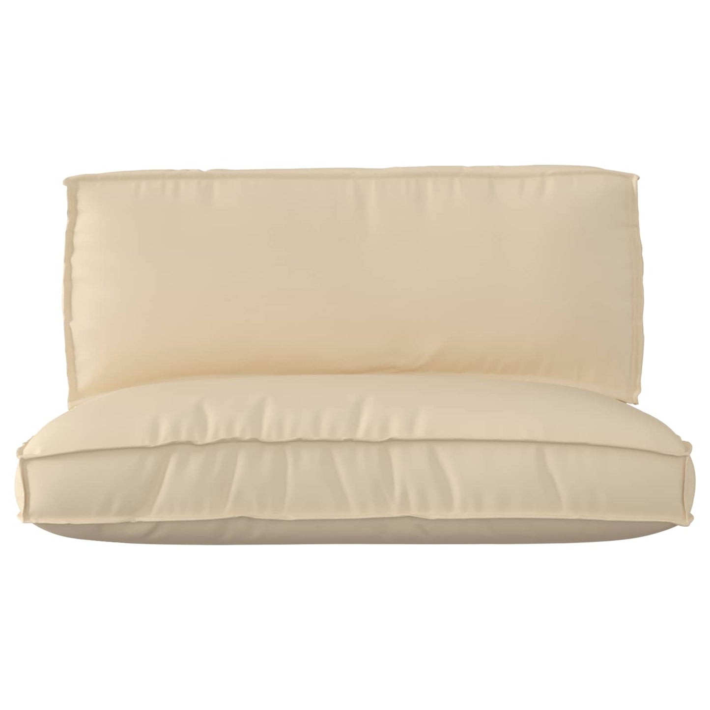 Lot de 2 coussins de palette Beige Tissu Oxford