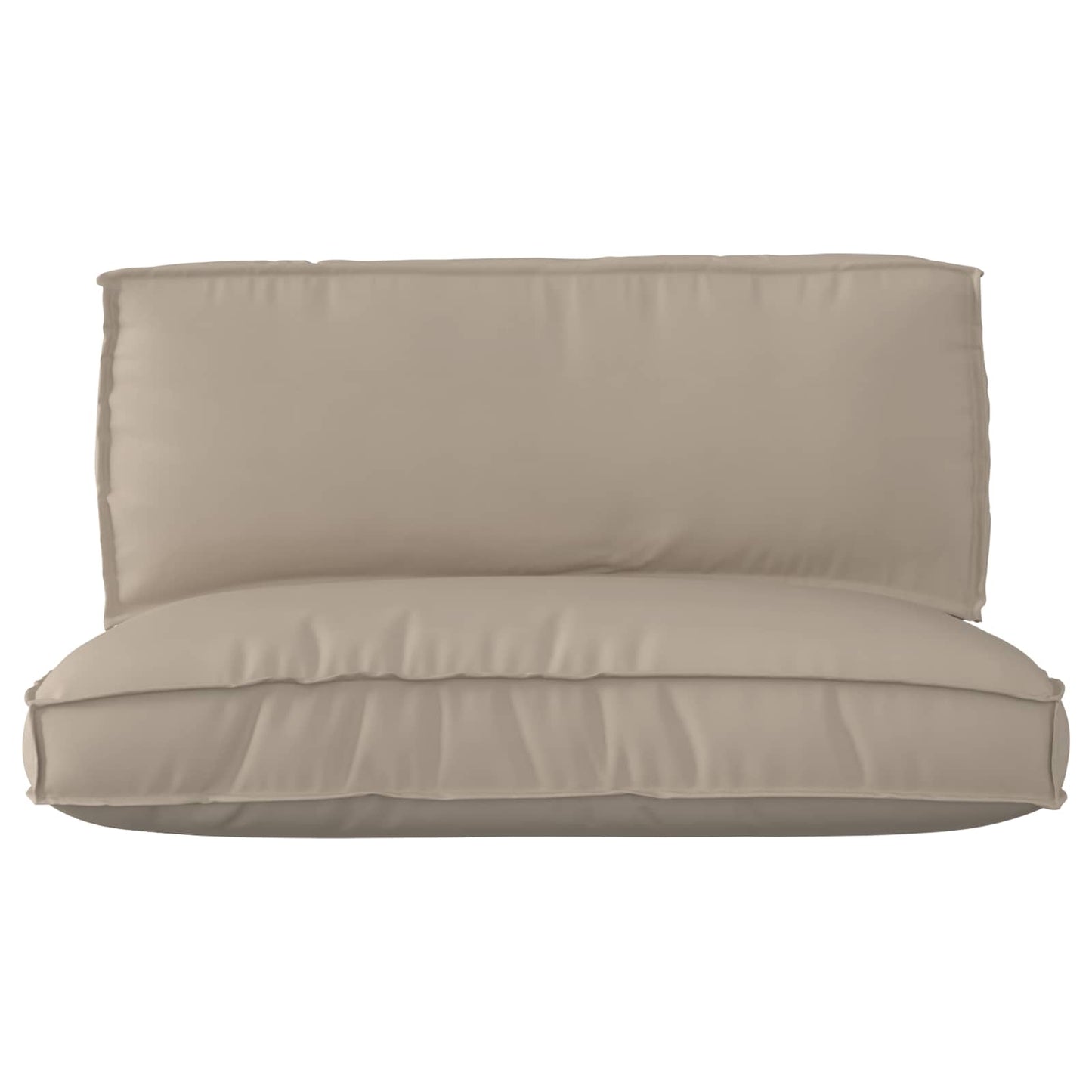 Set de coussins pour palette 2 pcs Tissu Oxford taupe