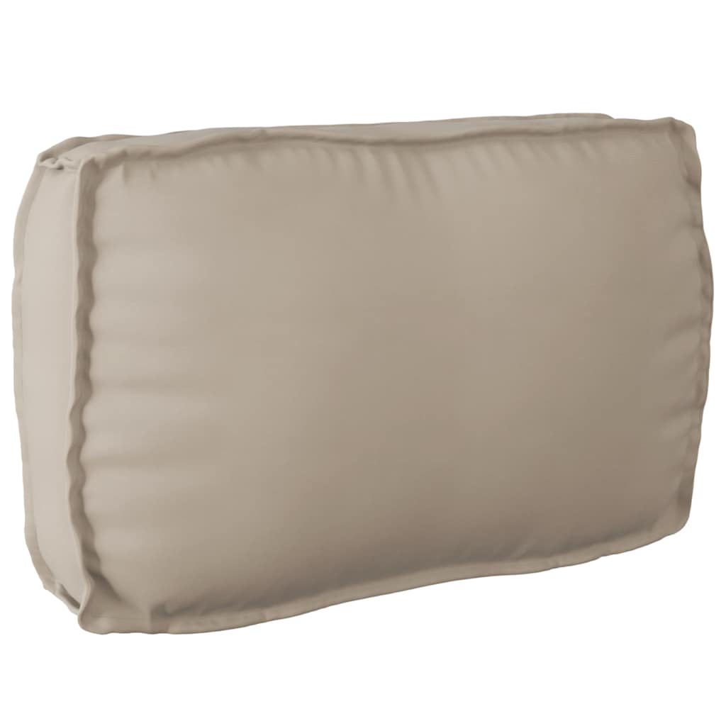 Pallet Kissen Set 3 pcs Taupe 120 x 80 x 12 cm Oxford-Stoff