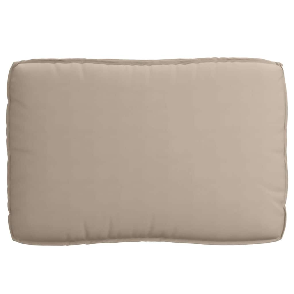 Pallet Kissen Set 3 pcs Taupe 120 x 80 x 12 cm Oxford-Stoff