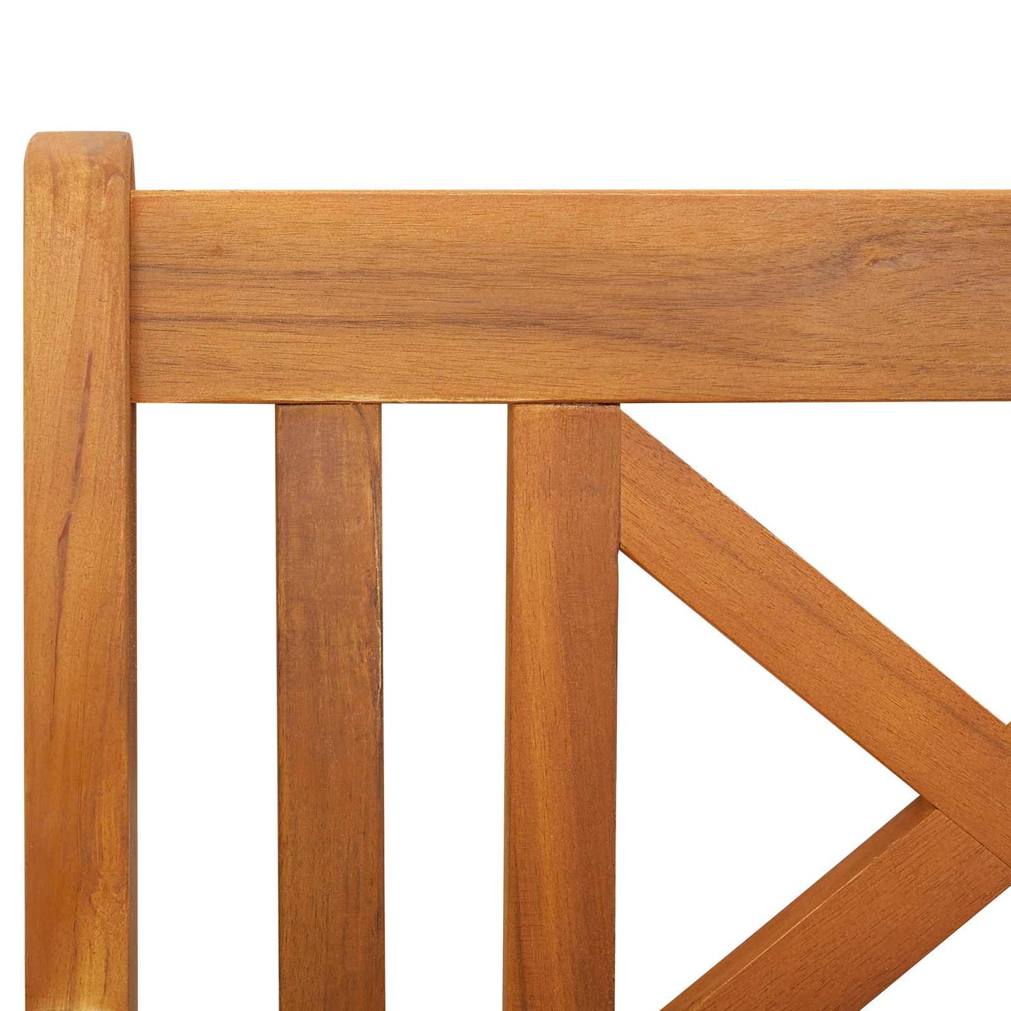 Gartenbank Braun 110 x 56 x 90 cm Massivholz Akazie