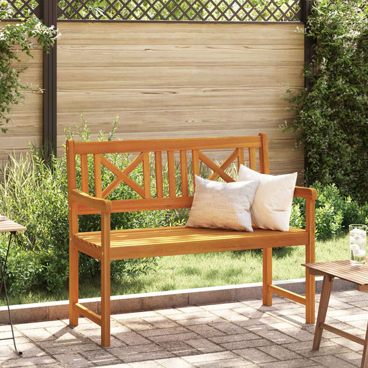 Gartenbank Braun 110 x 56 x 90 cm Massivholz Akazie