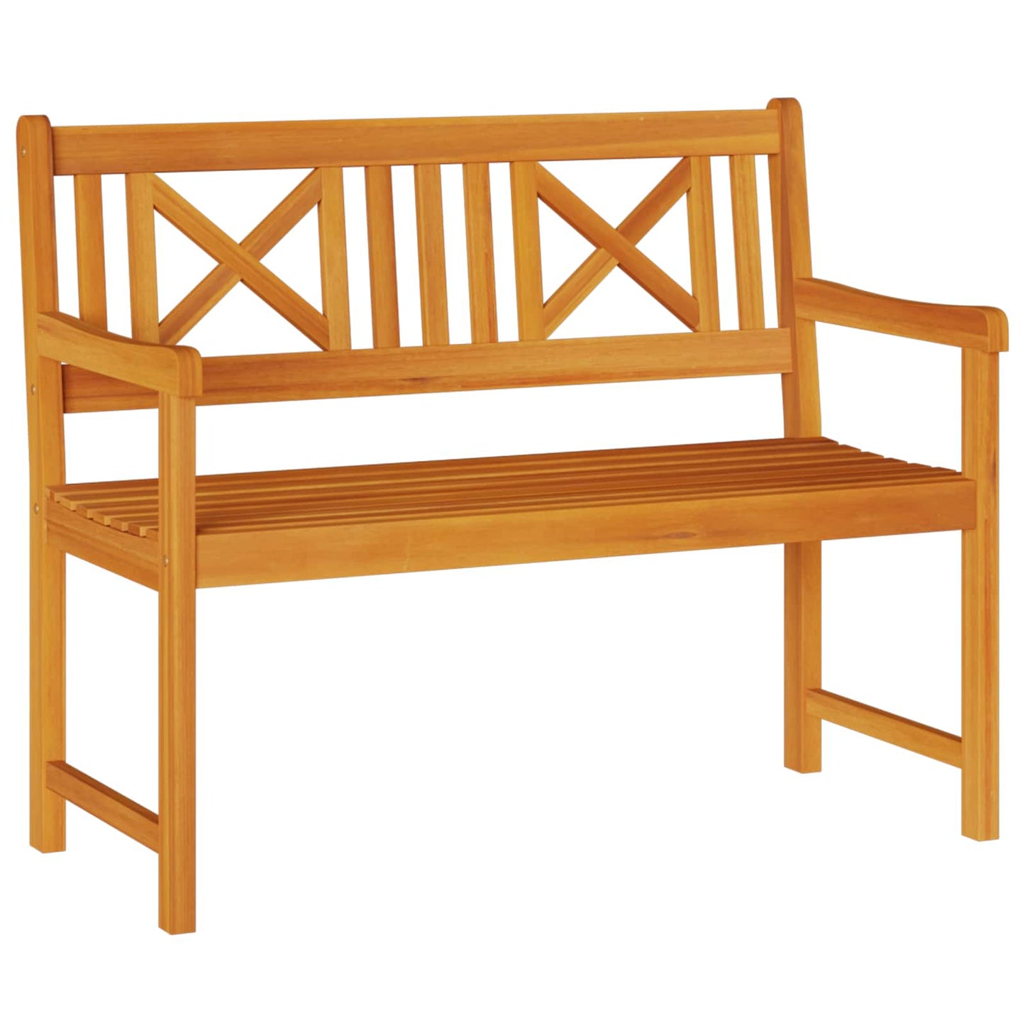 Gartenbank Braun 110 x 56 x 90 cm Massivholz Akazie