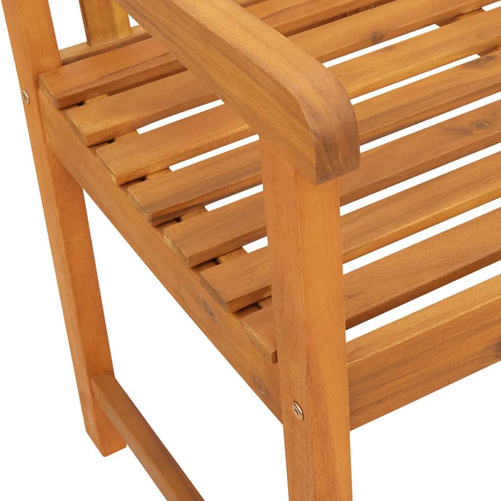 Gartenbank Braun 180 x 56 x 90 cm Massivholz Akazie