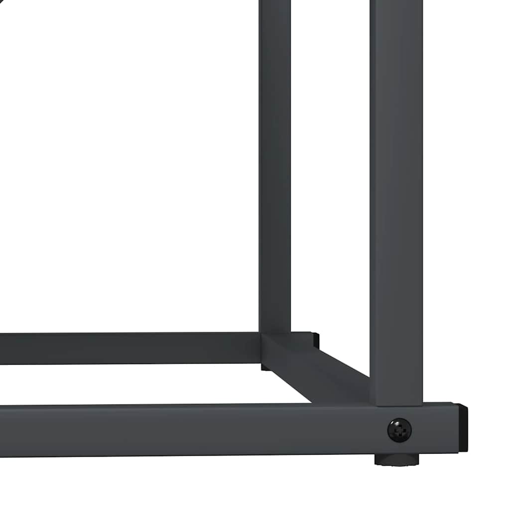 Brennholzregal Anthrazit 70x43x34,5 cm Kaltgewalzter Stahl