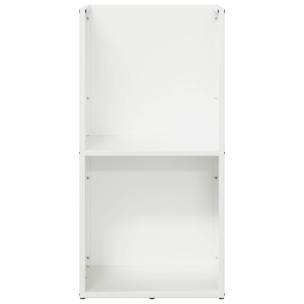 Brennholzregal Weiß 40x30x80 cm Kaltgewalzter Stahl