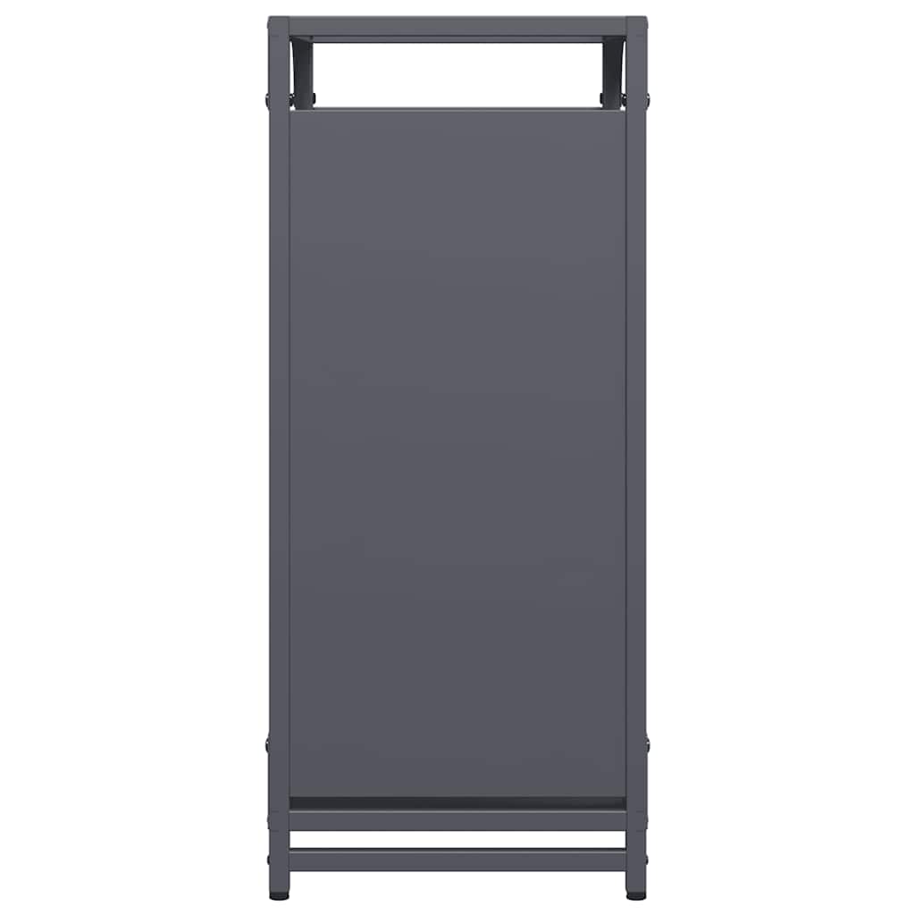 Brennholzregal Anthrazit 44x28x65 cm Kaltgewalzter Stahl