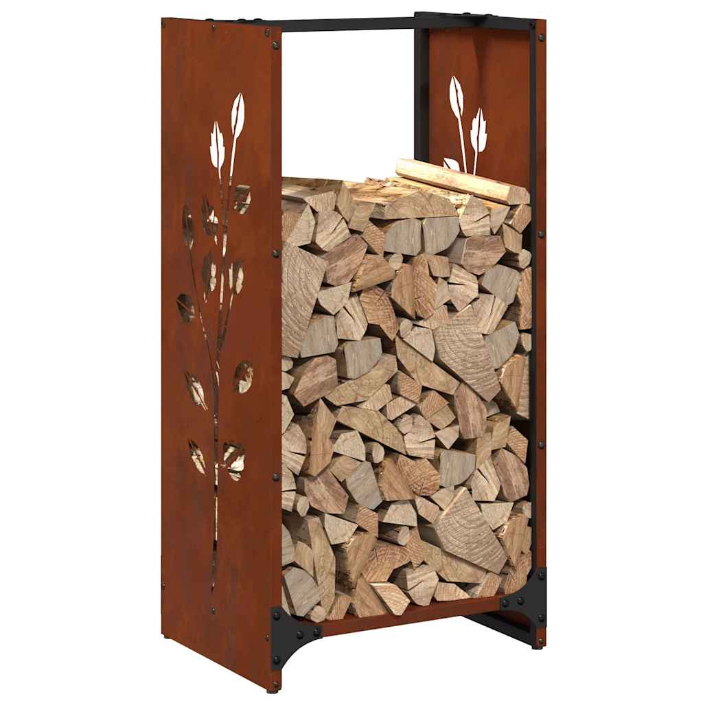 Brennholzregal 40x30x80 cm Wetterfester Stahl
