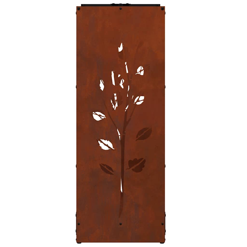 Brennholzregal 40x30x80 cm Wetterfester Stahl
