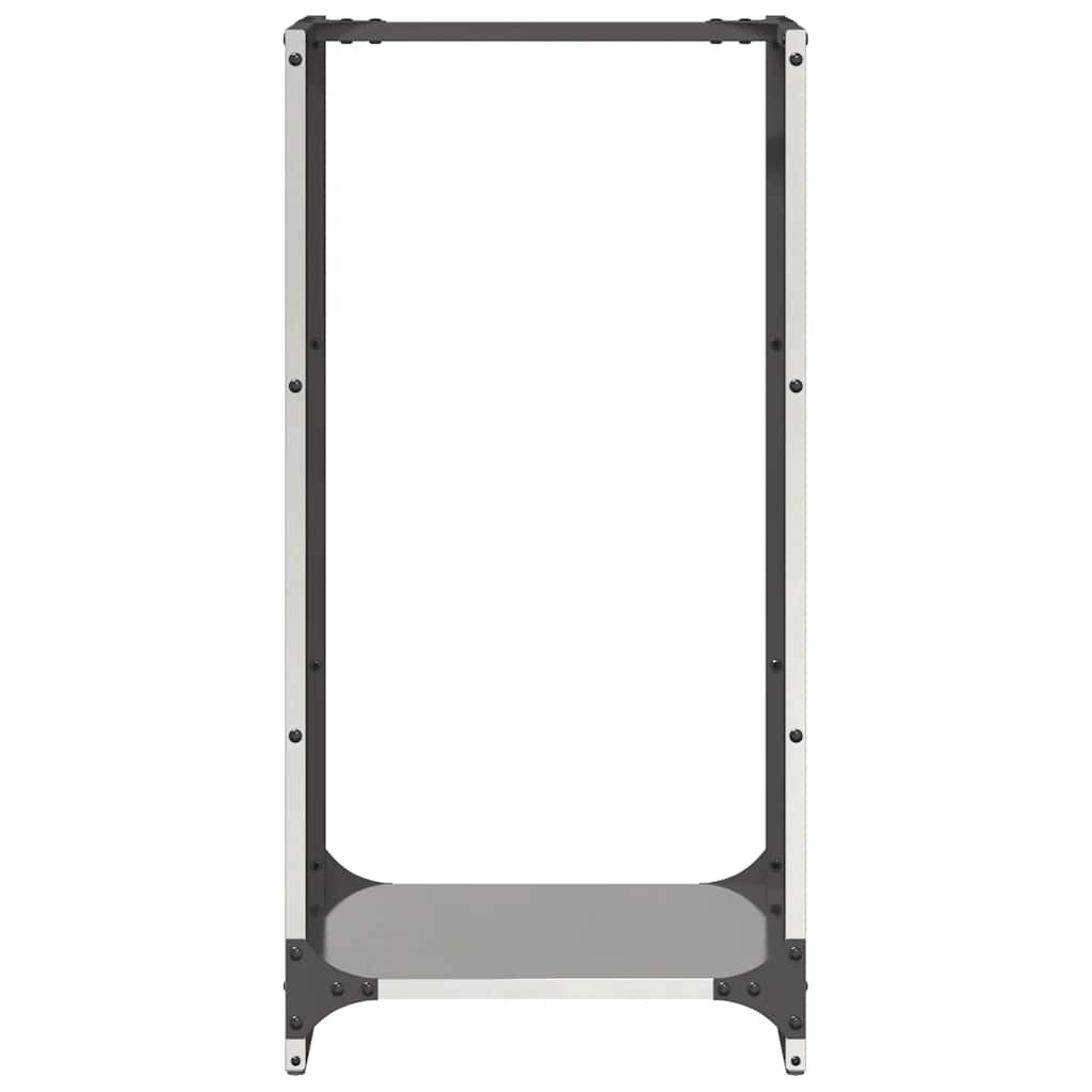 Brennholzregal 40x30x80 cm Edelstahl