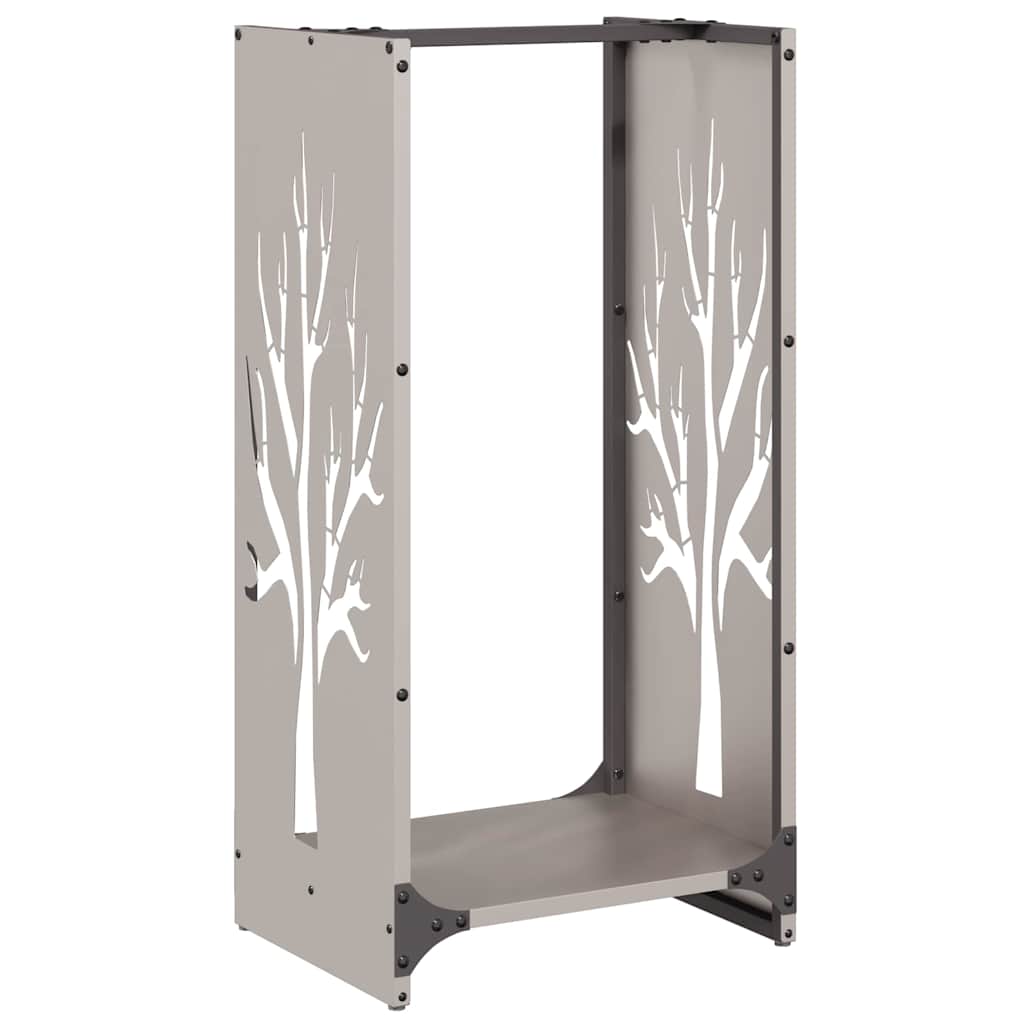 Brennholzregal 40x30x80 cm Wetterfester Stahl