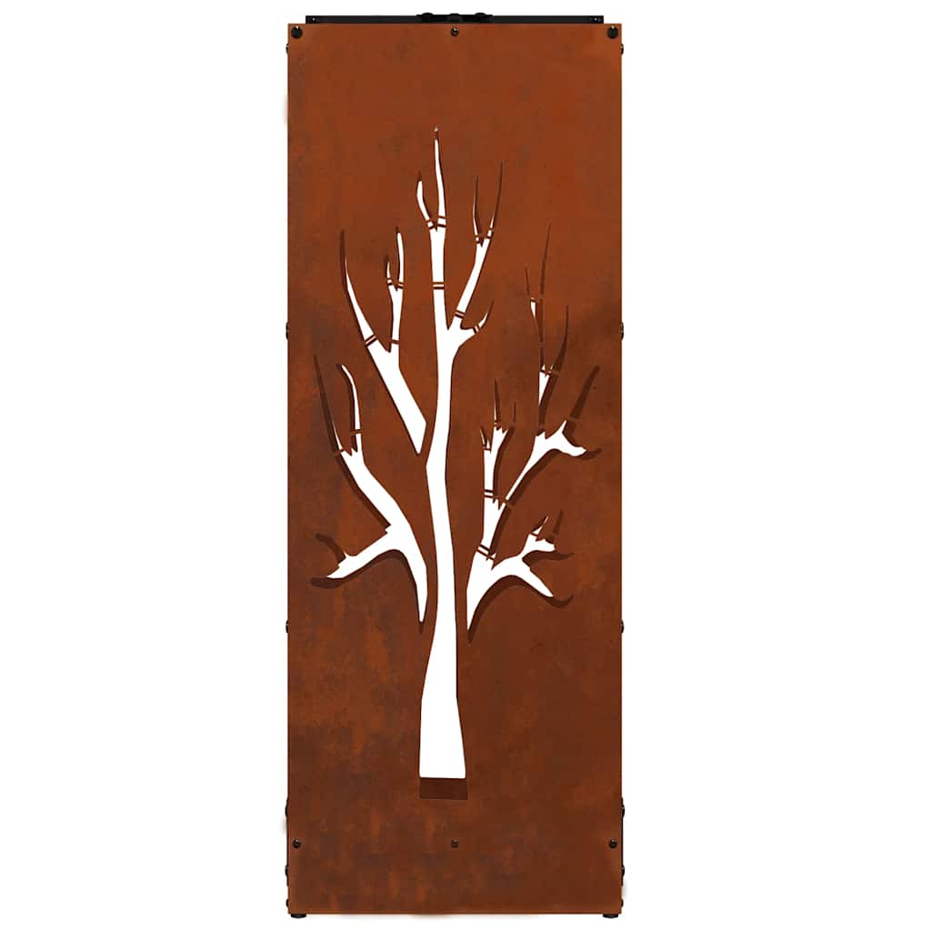 Brennholzregal 40x30x80 cm Wetterfester Stahl