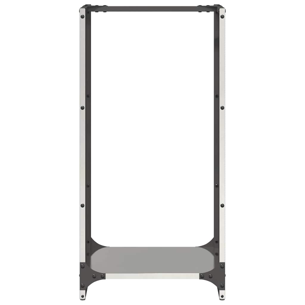 Brennholzregal 40x30x80 cm Edelstahl