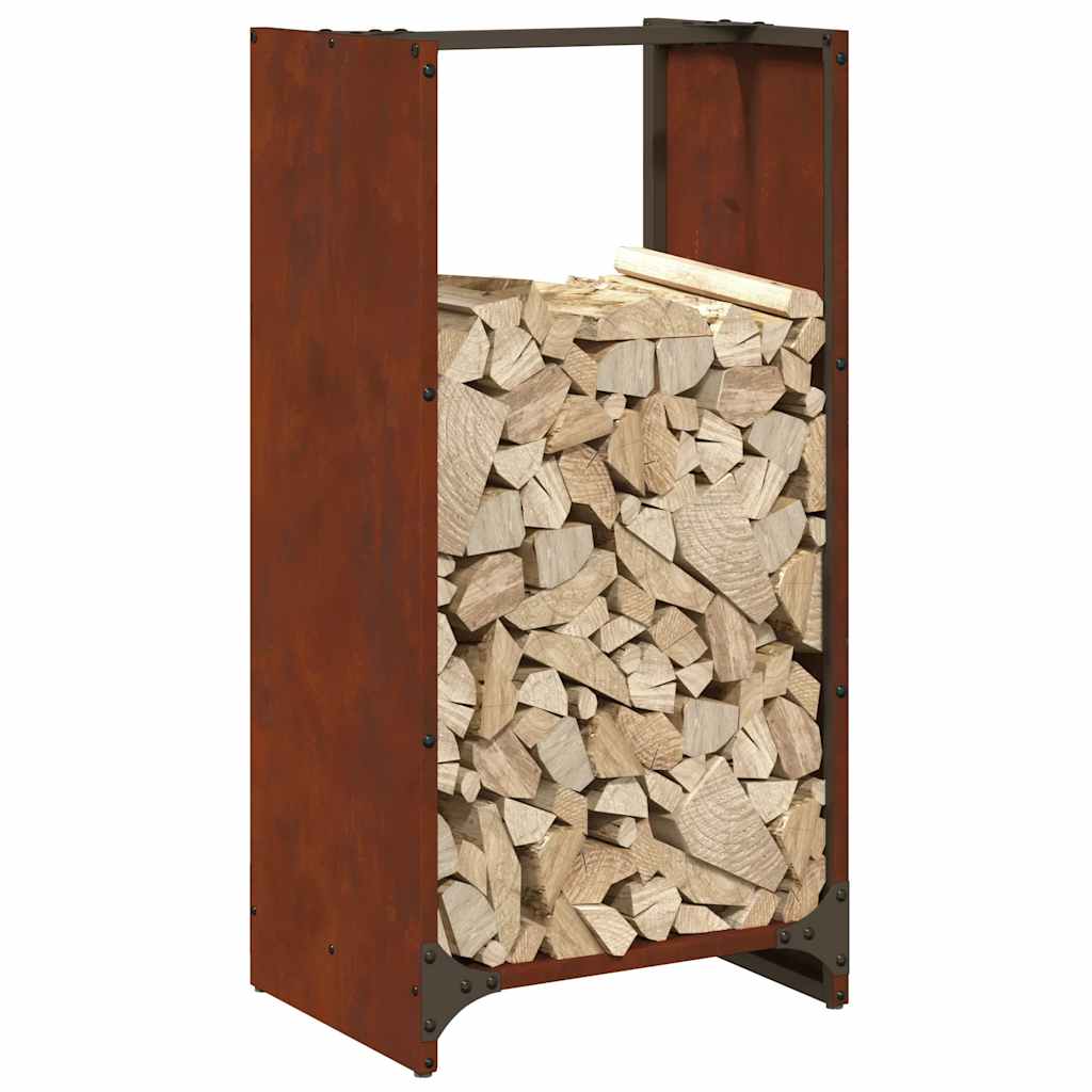 Brennholzregal 40x30x80 cm Wetterfester Stahl
