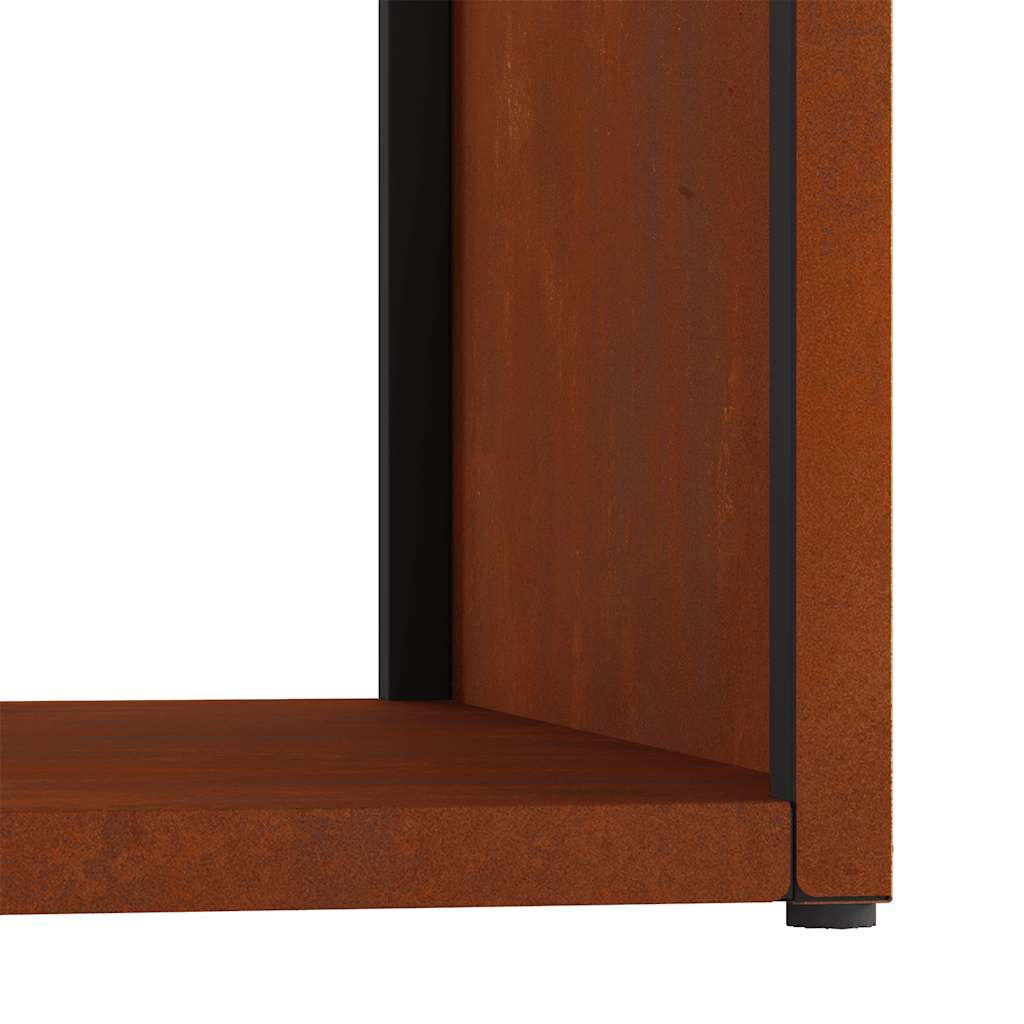 Brennholzregal 40x40x40 cm Wetterfester Stahl