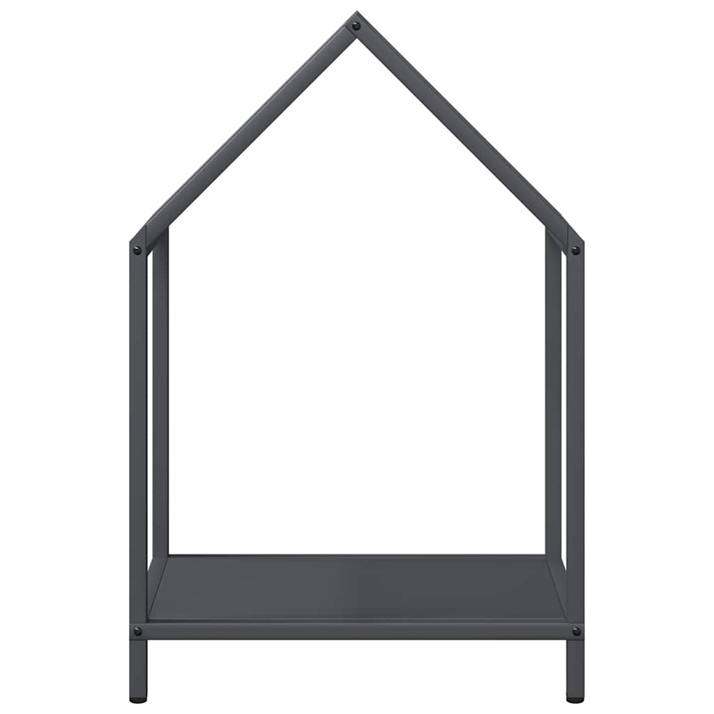 Brennholzregal Anthrazit 40x25x60 cm Kaltgewalzter Stahl