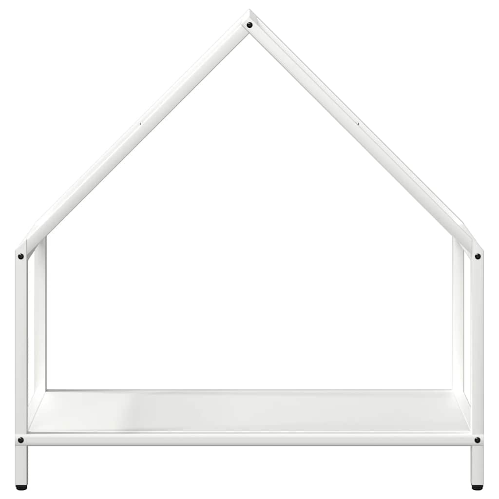Brennholzregal Weiß 60x25x60 cm Kaltgewalzter Stahl