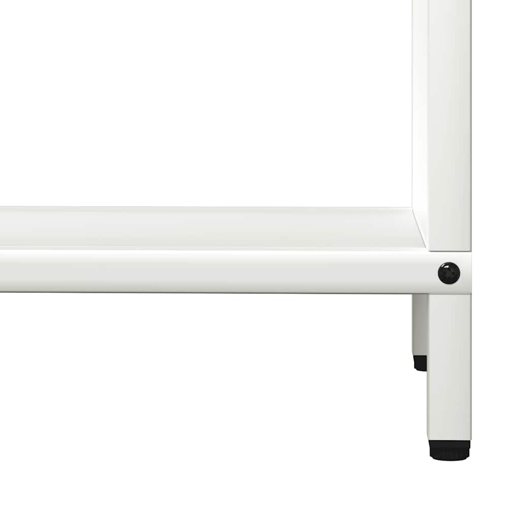 Brennholzregal Weiß 60x25x60 cm Kaltgewalzter Stahl