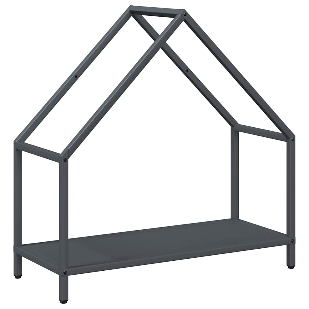 Brennholzregal Anthrazit 60x25x60 cm Kaltgewalzter Stahl
