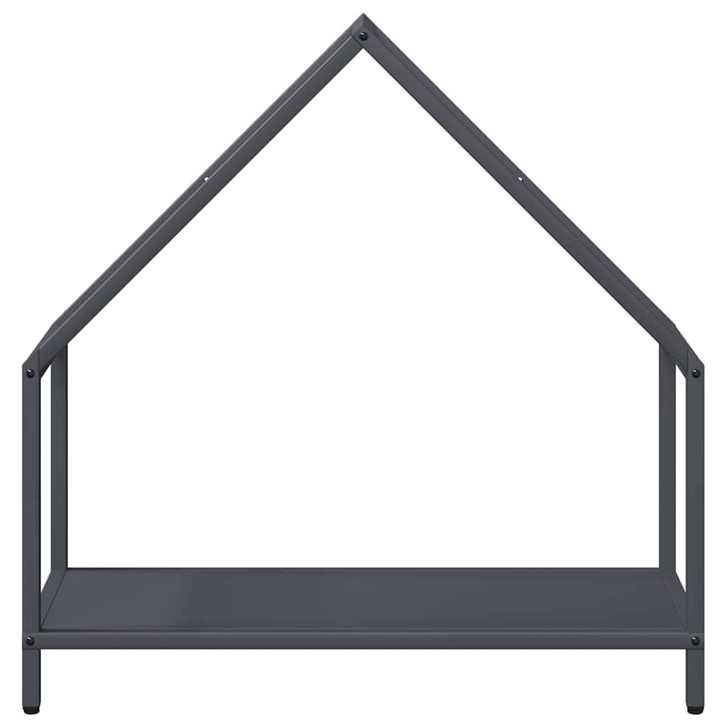 Brennholzregal Anthrazit 60x25x60 cm Kaltgewalzter Stahl