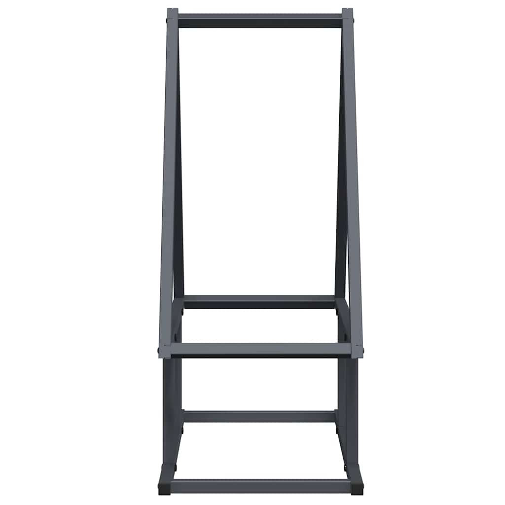 Brennholzregal Anthrazit 50x25x60 cm Kaltgewalzter Stahl