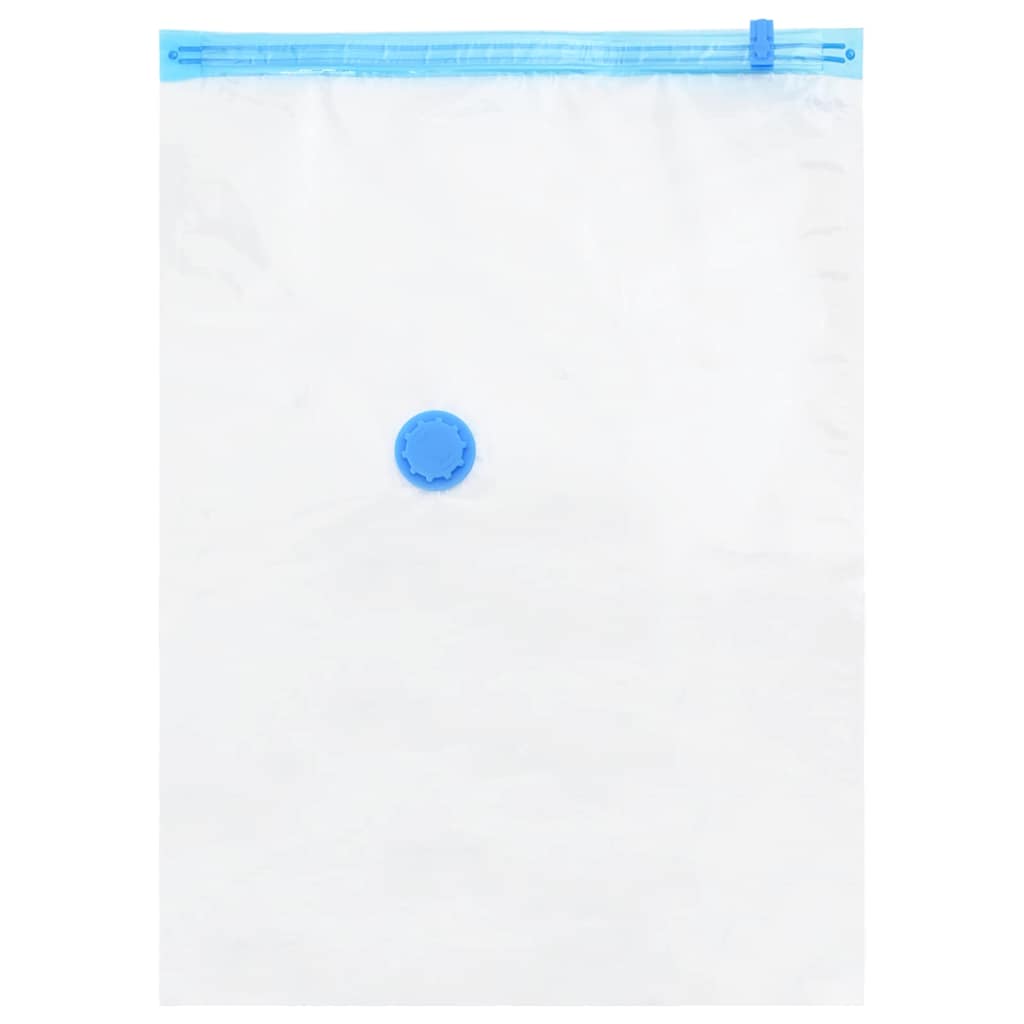 Aufbewahrungstaschen 5 pcs Transparent und Blau 80 x 60 cm