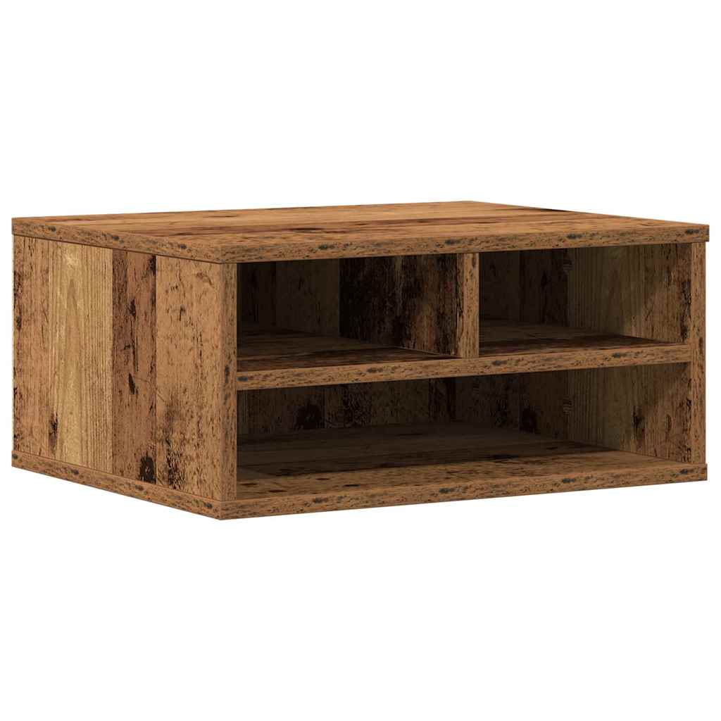 Druckerständer Altholz 49 x 40 x 22.5 cm Holzwerkstoff
