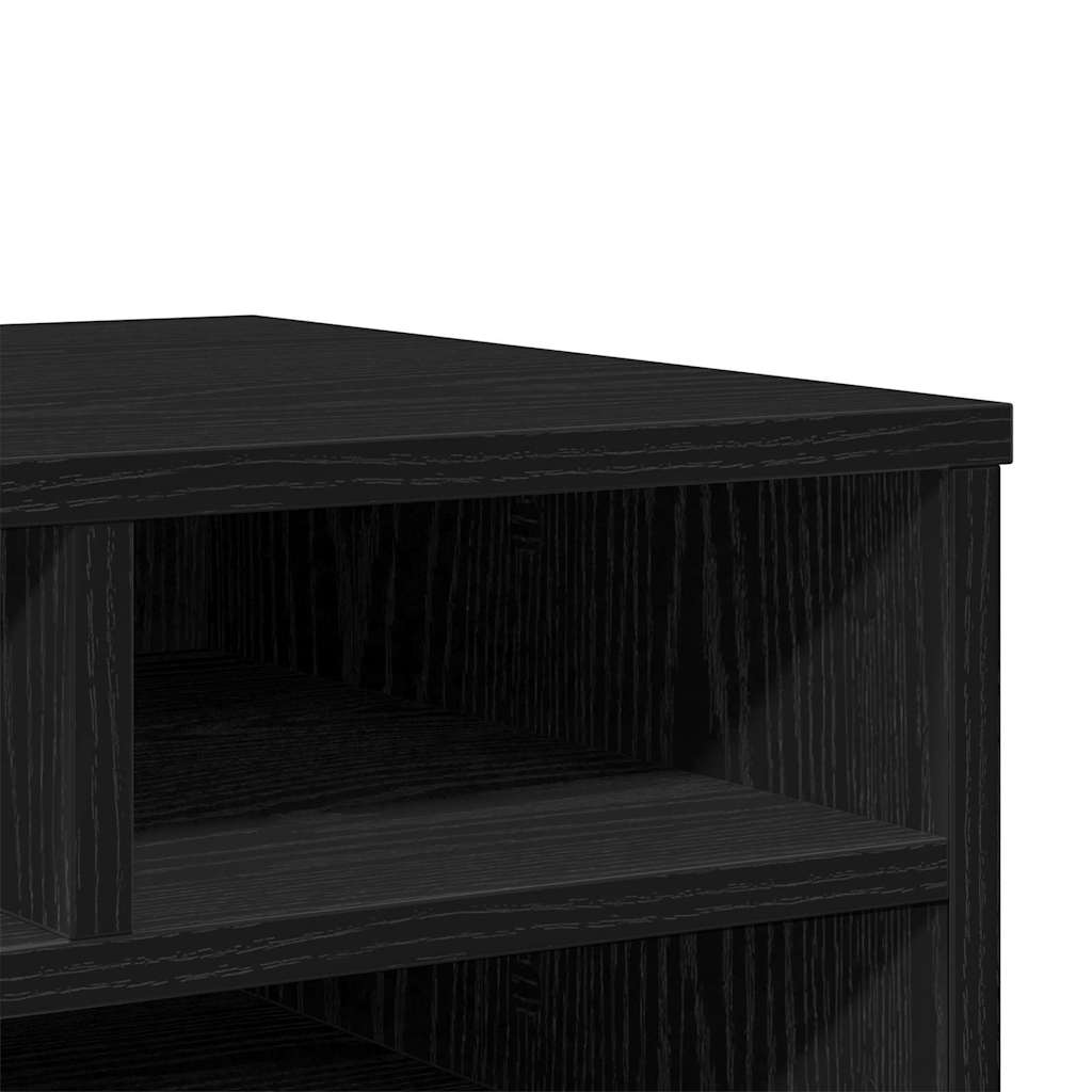 Printer Stand Black Oak-Look 49 x 40 x 22.5 cm
