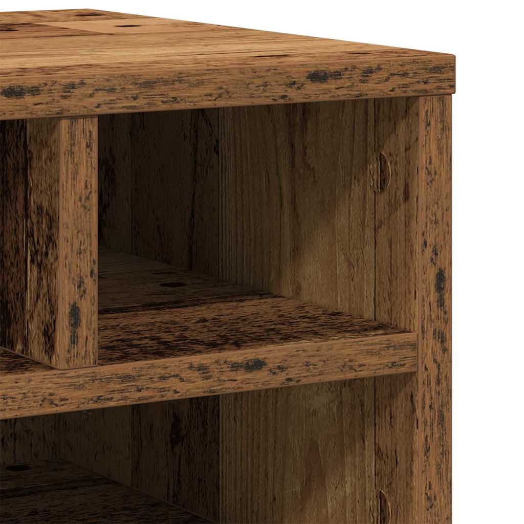 Druckerständer Altholz 40 x 32 x 22,5 cm Holzwerkstoff
